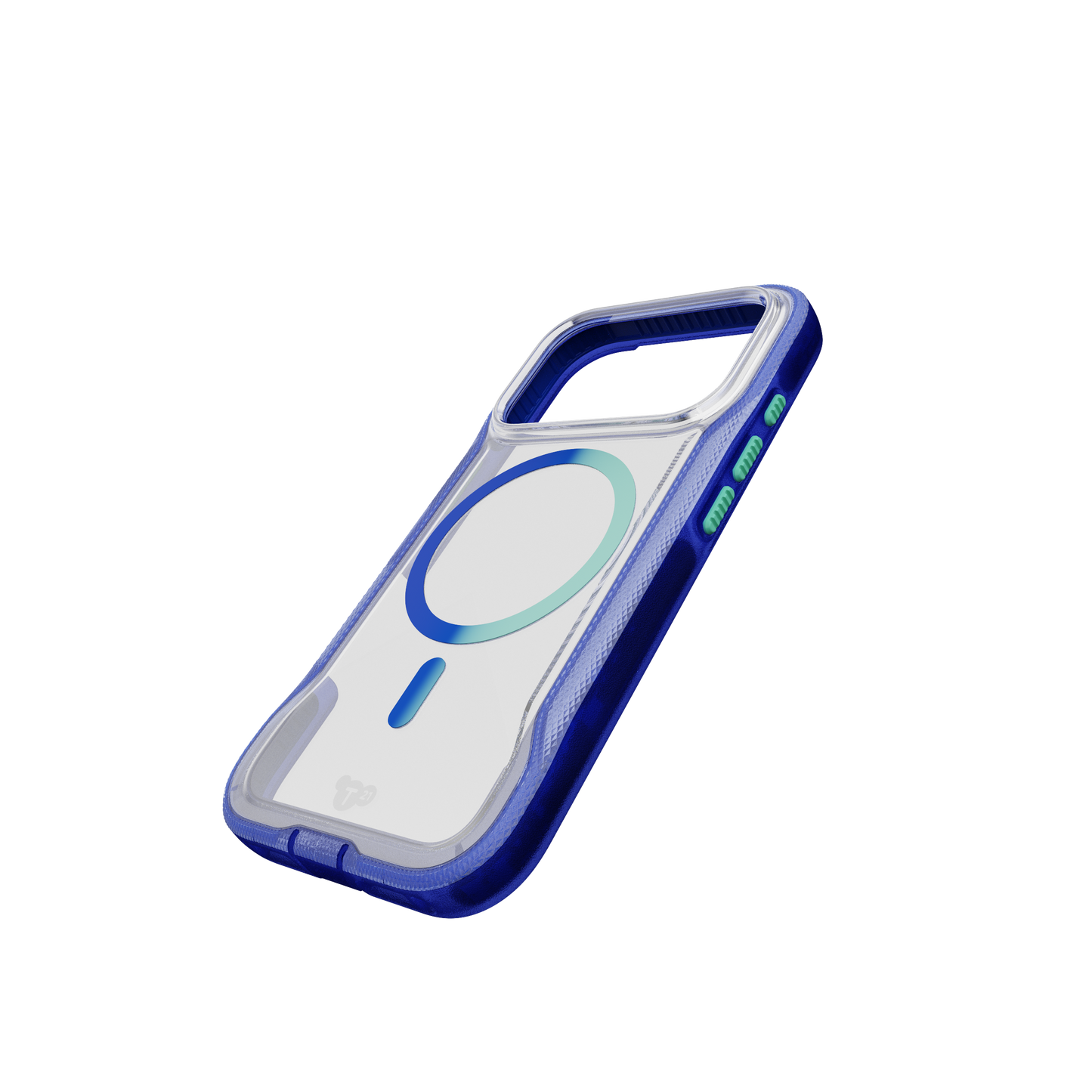 TECH21 EvoPro MagSafe Case for iPhone 17 Pro - Electric Blue/Jelly Mint