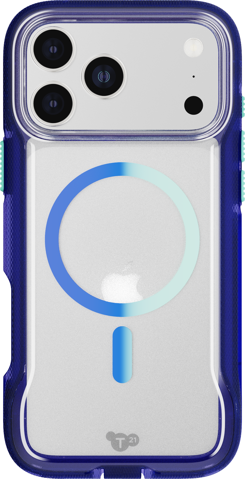 TECH21 EvoPro MagSafe Case for iPhone 17 Pro Max - Electric Blue/Jelly Mint