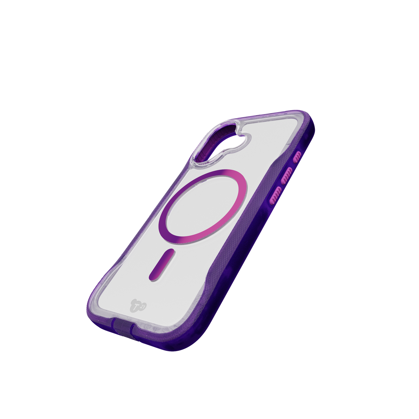 TECH21 EvoPro MagSafe Case for iPhone 17 - Kindred Purple/Cyber Pink