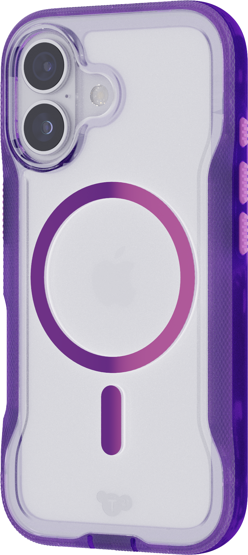 TECH21 EvoPro MagSafe Case for iPhone 17 - Kindred Purple/Cyber Pink