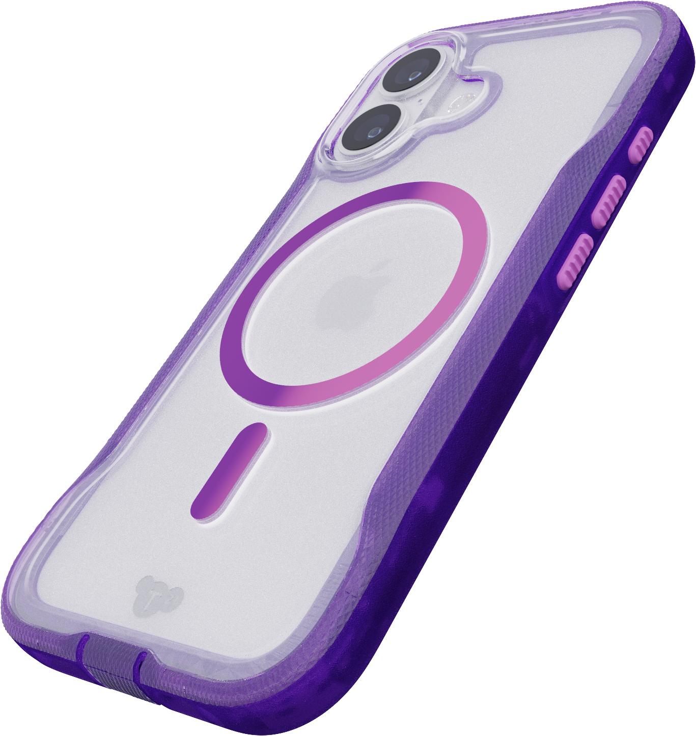 TECH21 EvoPro MagSafe Case for iPhone 17 - Kindred Purple/Cyber Pink