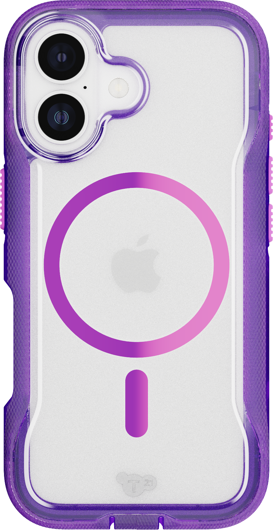 TECH21 EvoPro MagSafe Case for iPhone 17 - Kindred Purple/Cyber Pink