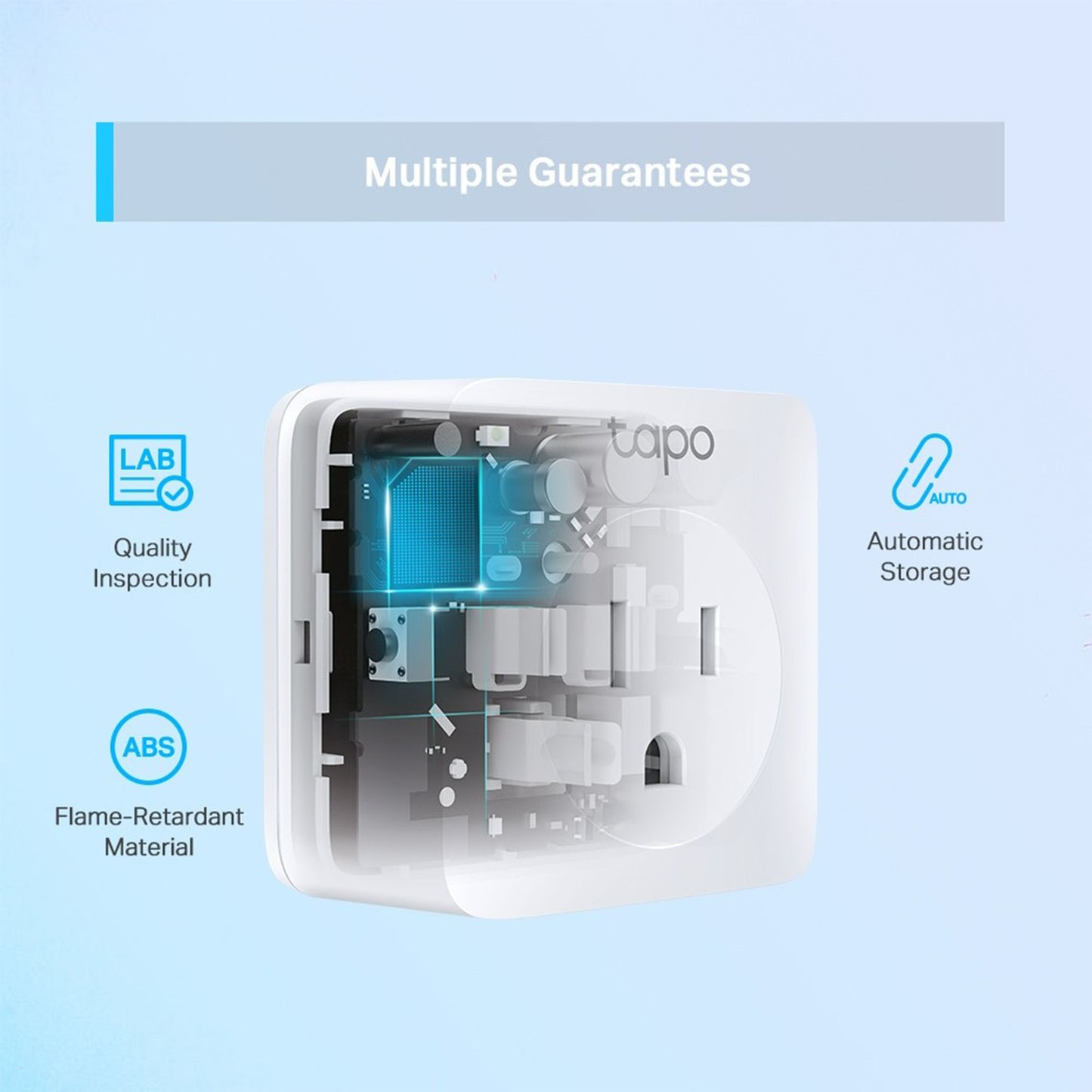 TP-LINK Tapo P100 Mini Smart Wi-Fi Socket (2-pack) - White