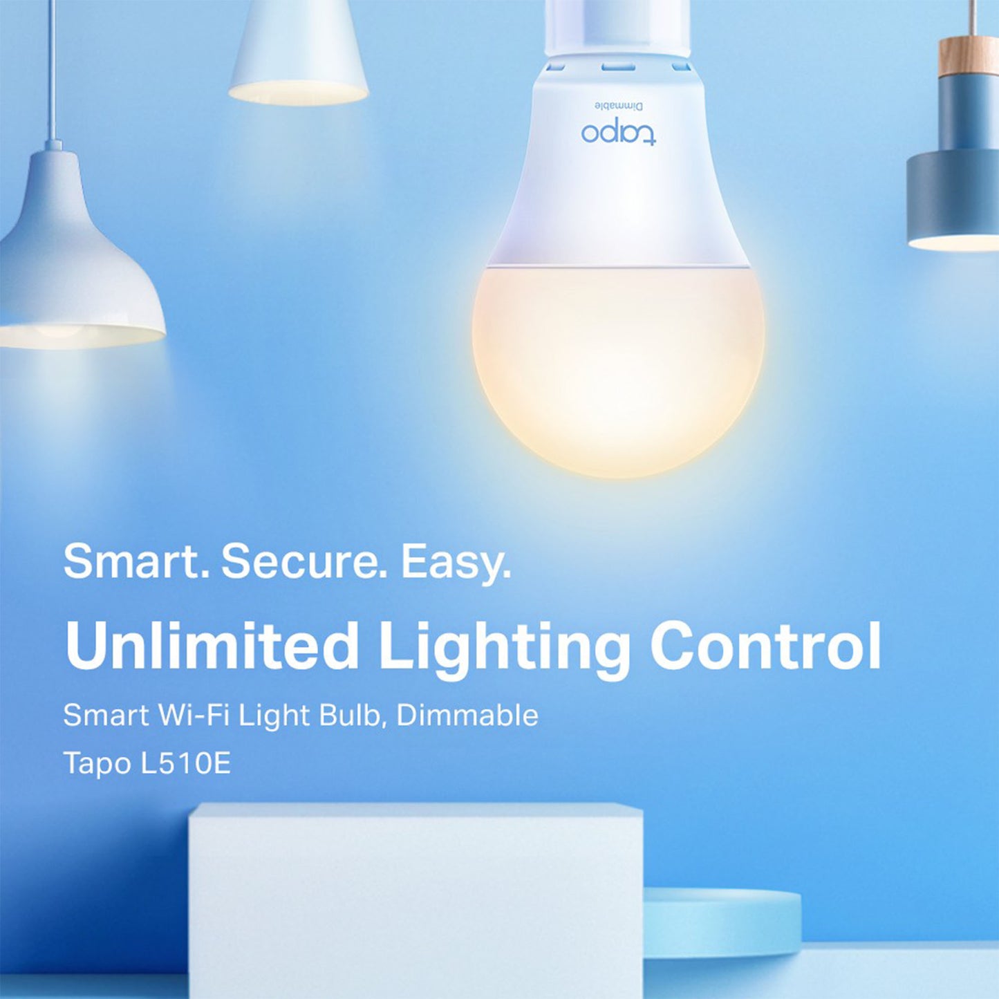 TP-LINK Tapo L510E Dimmable Smart Light Bulb - White