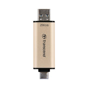 TRANSCEND JetFlash 930C OTG Storage Flash Drive Type C 256GB  - Gold