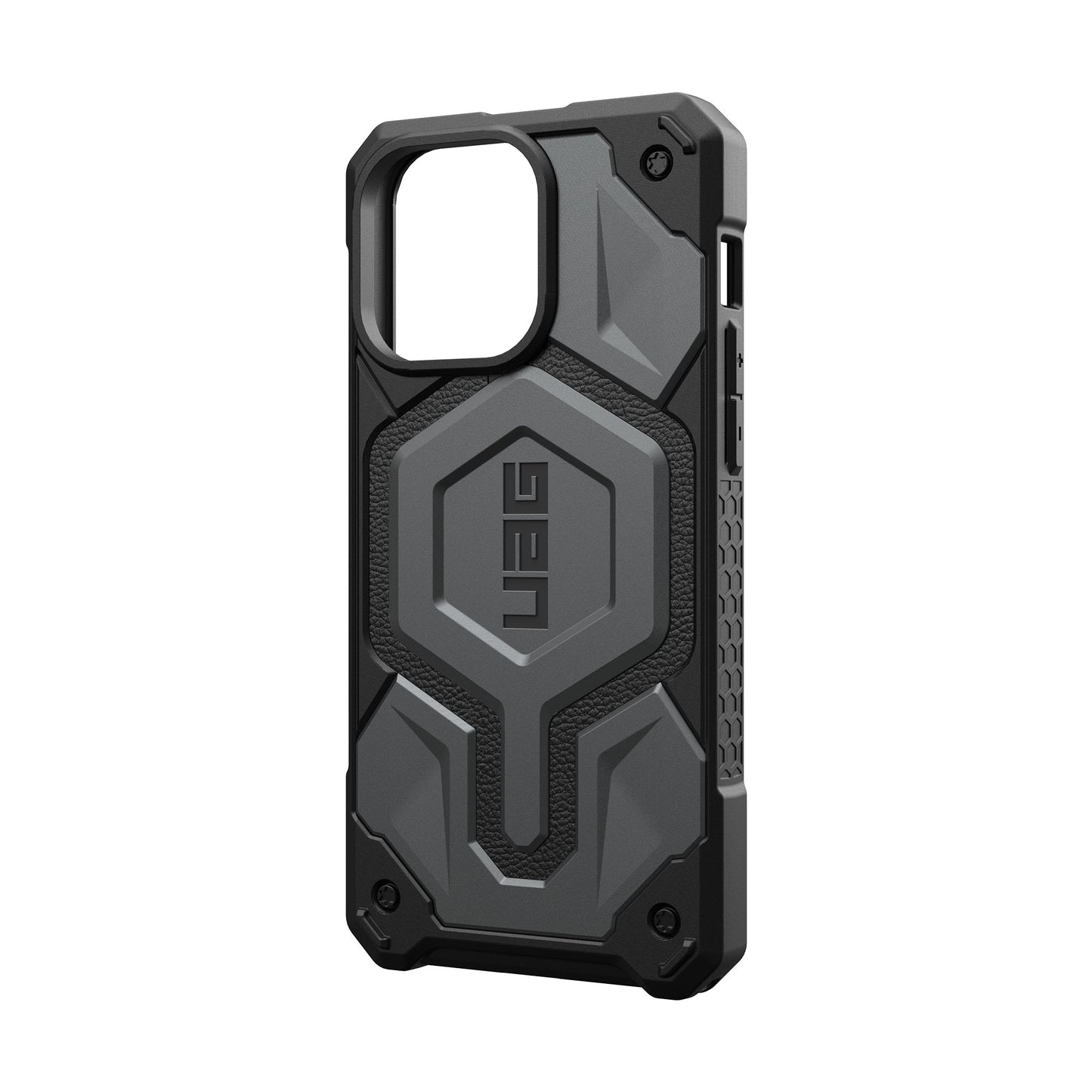 UAG Monarch Pro MagSafe Case for iPhone 15 Pro Max - Silver