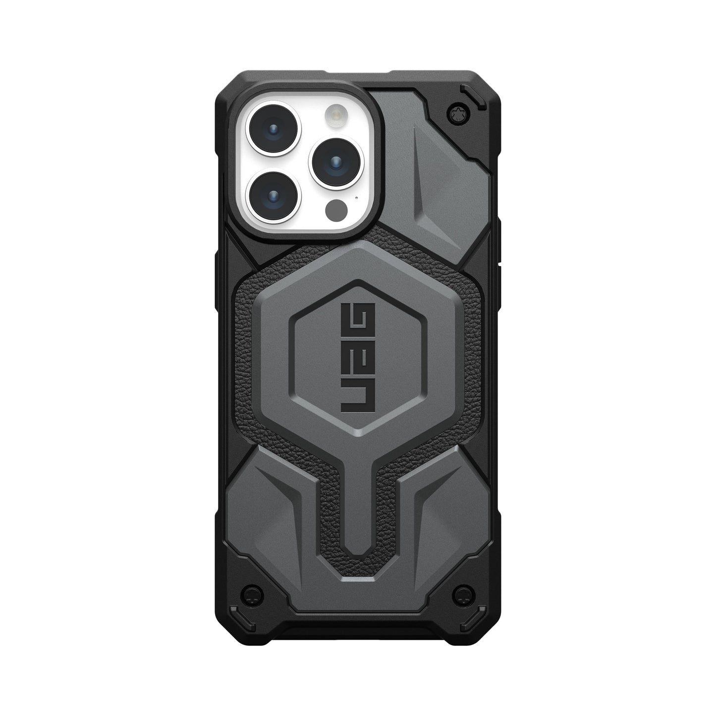 UAG Monarch Pro MagSafe Case for iPhone 15 Pro Max - Silver