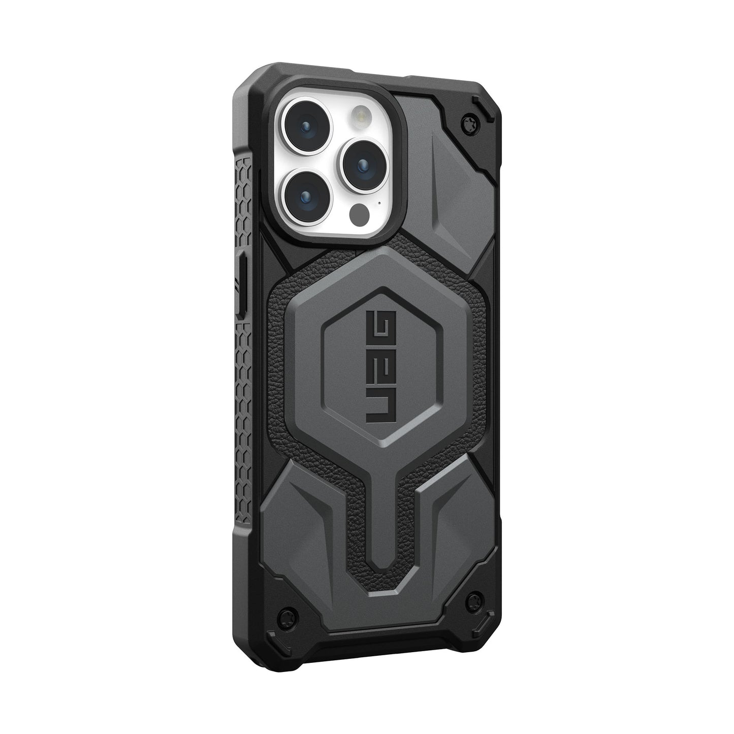 UAG Monarch Pro MagSafe Case for iPhone 15 Pro Max - Silver