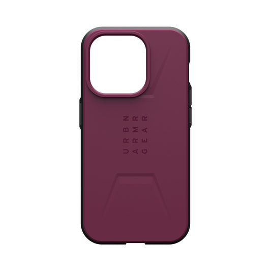UAG Civilian MagSafe Case for iPhone 15 Pro - Bordeaux
