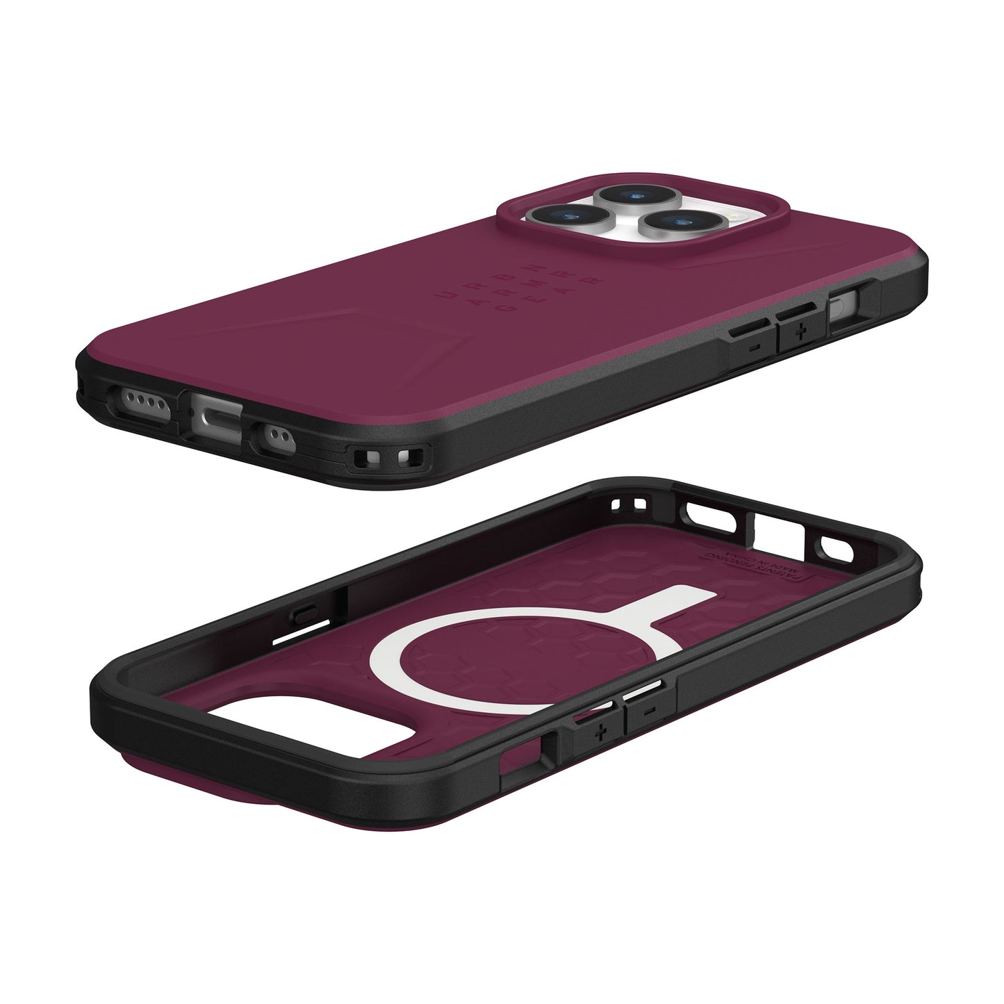 UAG Civilian MagSafe Case for iPhone 15 Pro - Bordeaux