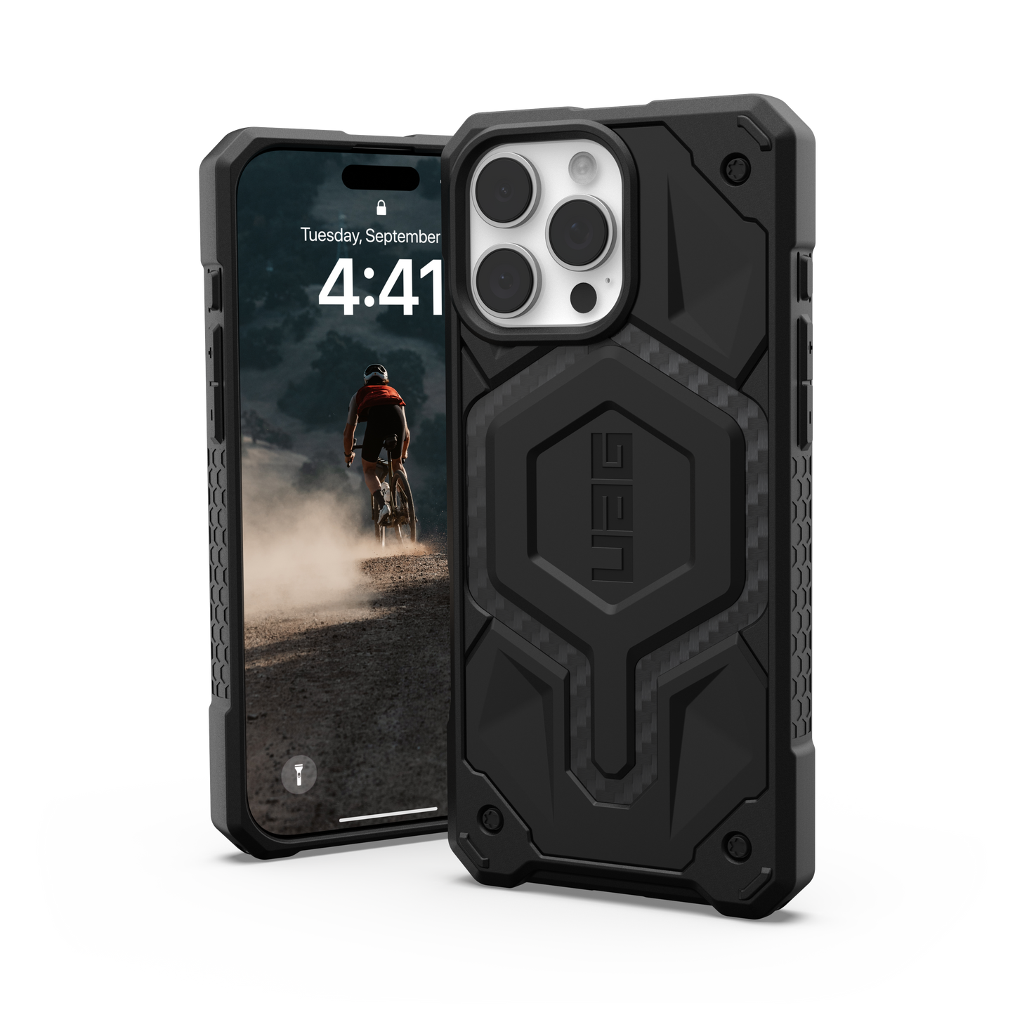 UAG Monarch Pro MagSafe Case for iPhone 16 Pro Max - Carbon Fiber