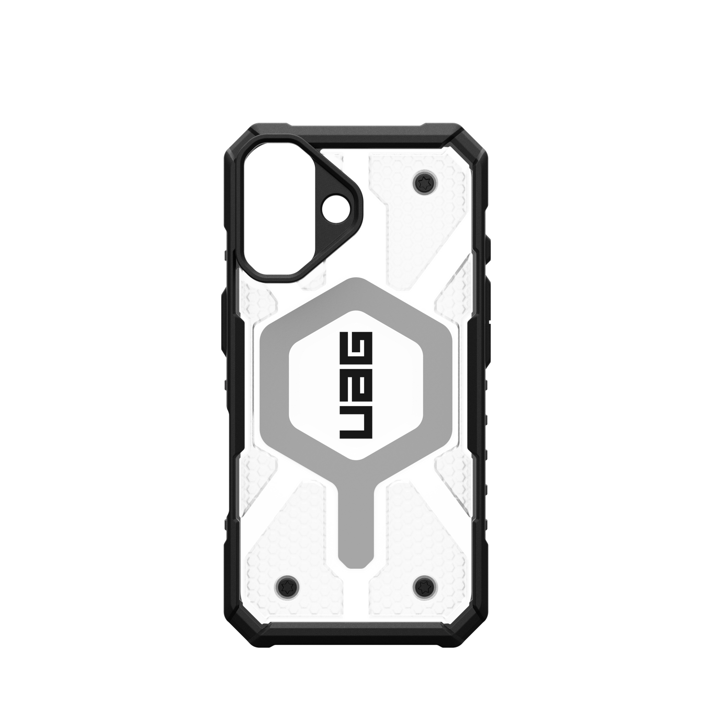 UAG Pathfinder Clear MagSafe Case for iPhone 16 - Ice/Silver