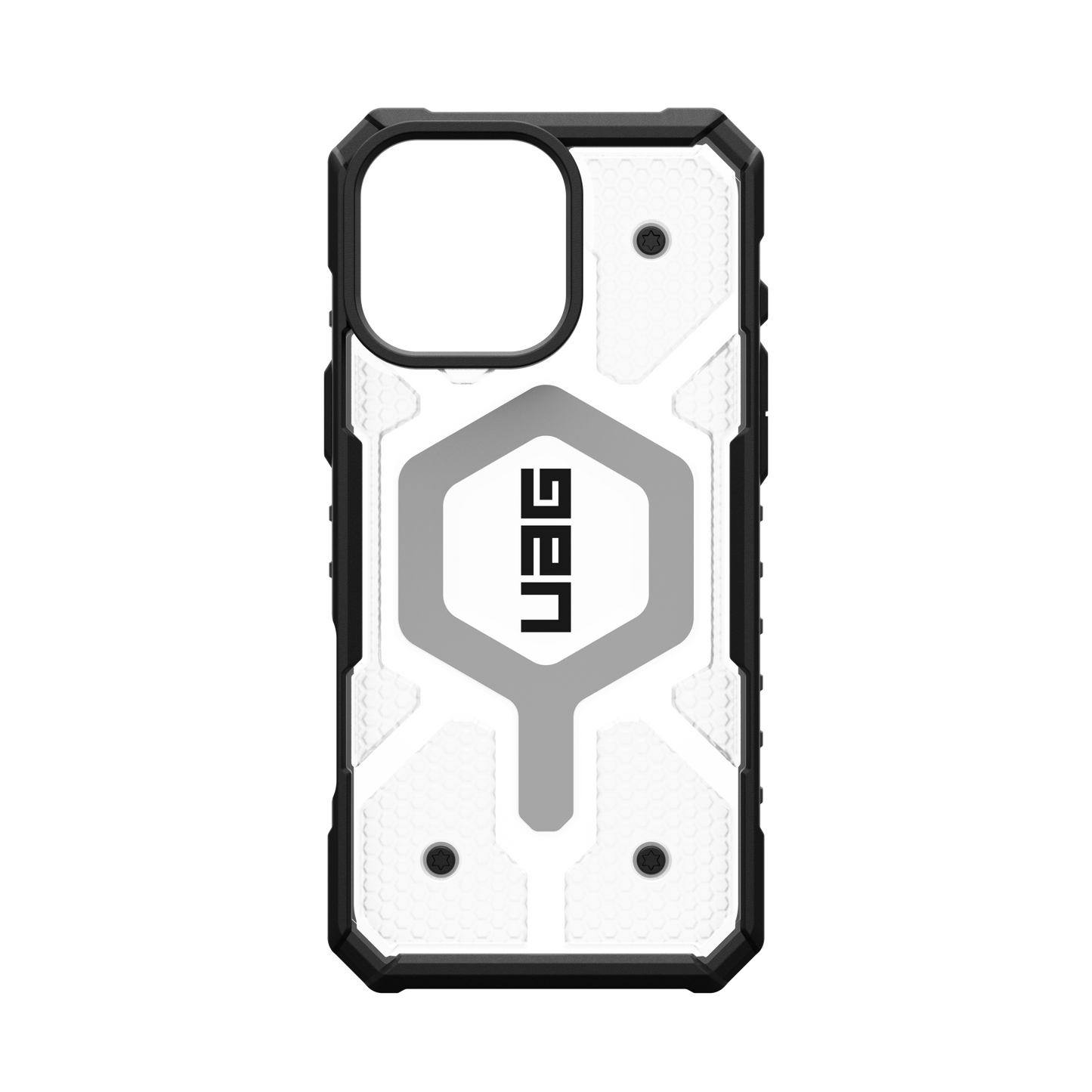 UAG Pathfinder Clear MagSafe Case for iPhone 16 Pro Max - Ice/Silver