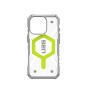 UAG Pathfinder Clear MagSafe Case for iPhone 16 Pro - Active Neon