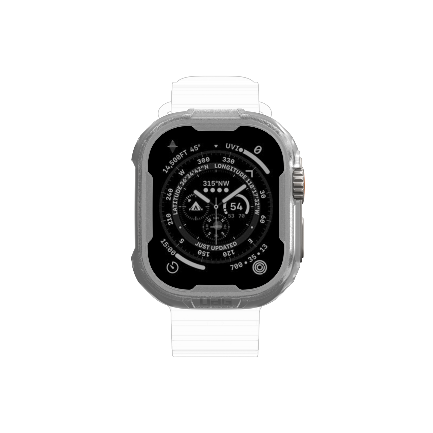UAG Scout Watch Case for Apple Watch 49mm - Frosted Ice