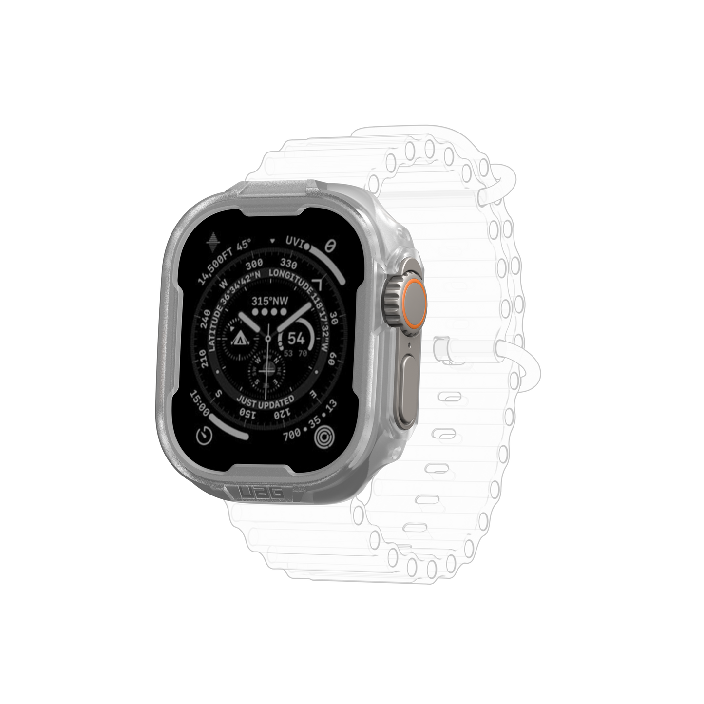 UAG Scout Watch Case for Apple Watch 49mm - Frosted Ice