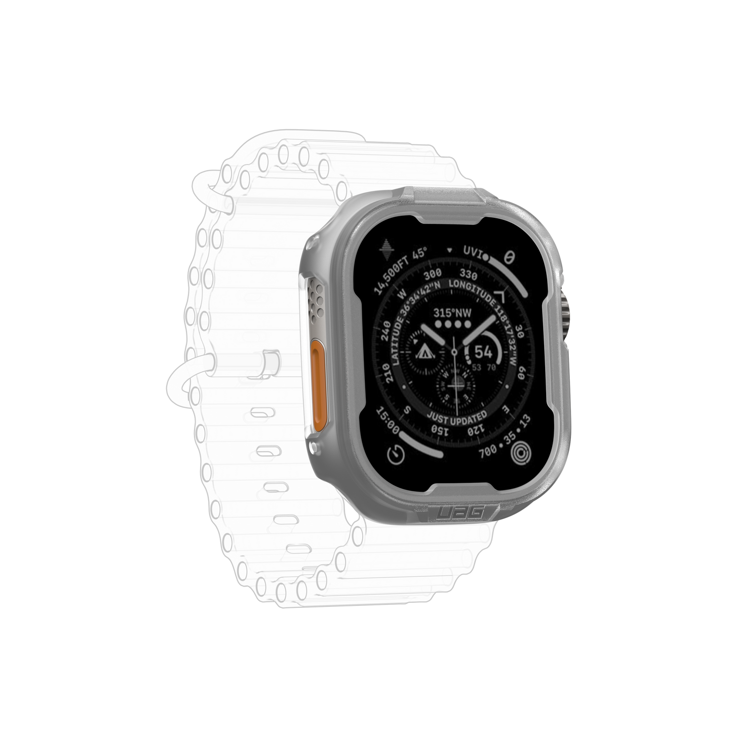 UAG Scout Watch Case for Apple Watch 49mm - Frosted Ice
