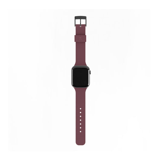 U BY UAG [U] Dot Silicone Strap for Apple Watch 38/40/41 mm - Aubergine