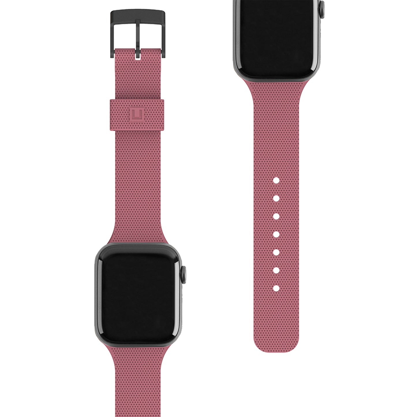 U BY UAG [U] Dot Silicone Strap for Apple Watch 38/40/41 mm - Dusty Rose