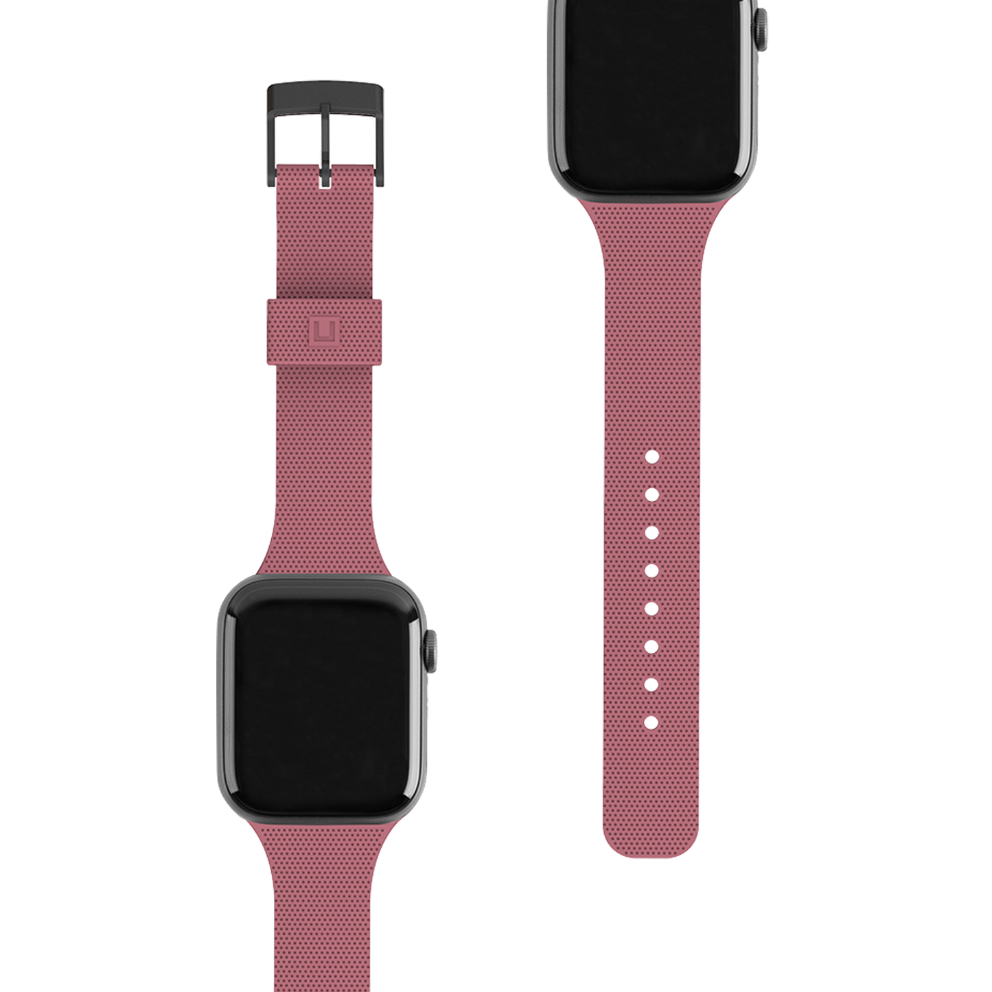 U BY UAG [U] Dot Silicone Strap for Apple Watch 42/44/45 mm - Dusty Rose