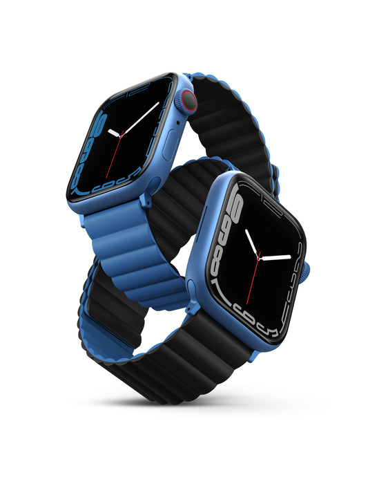 UNIQ Revix Watch Strap for Apple Watch 42/44/45mm - Blue Black