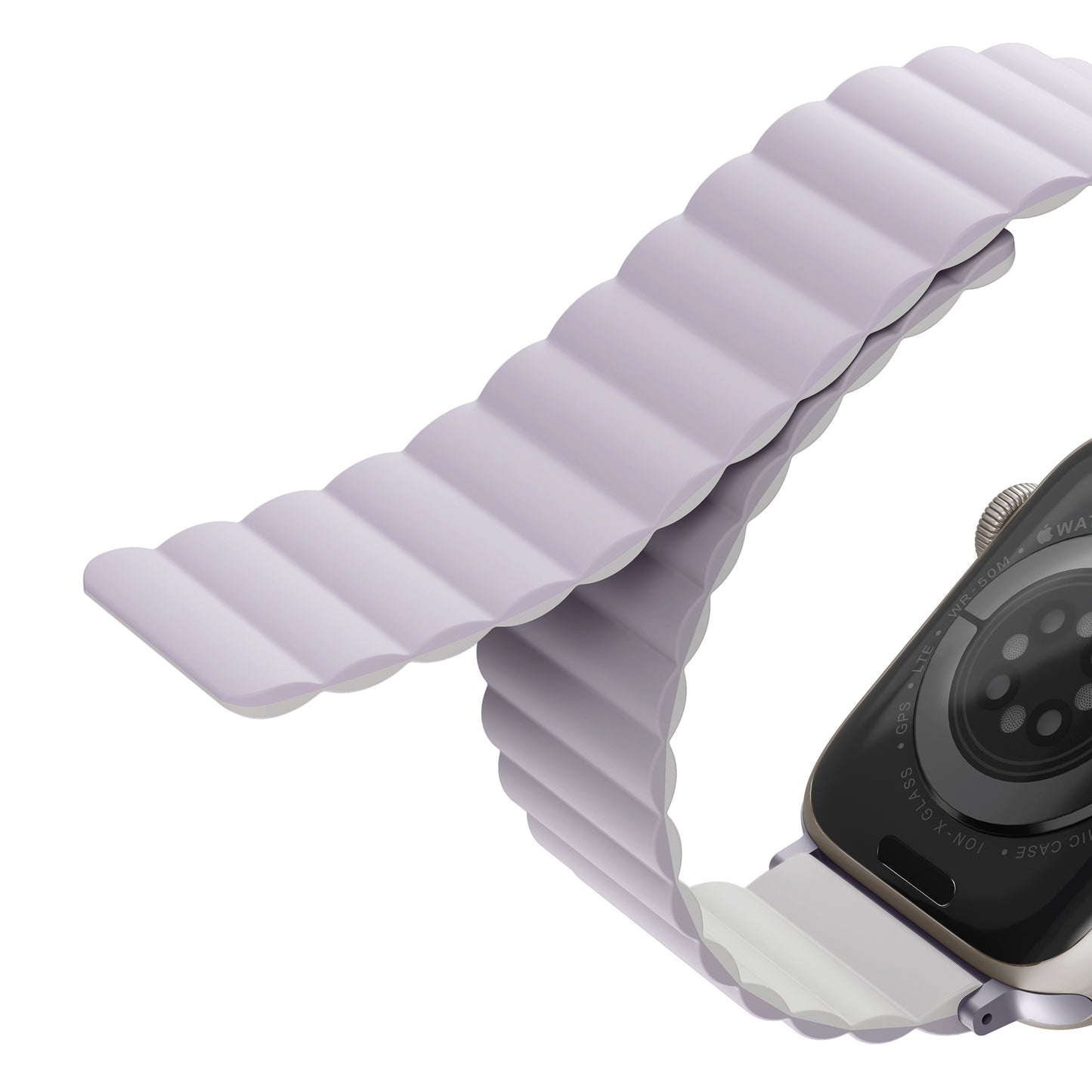 UNIQ Revix Watch Strap for Apple Watch 42/44/45mm - Lilac White