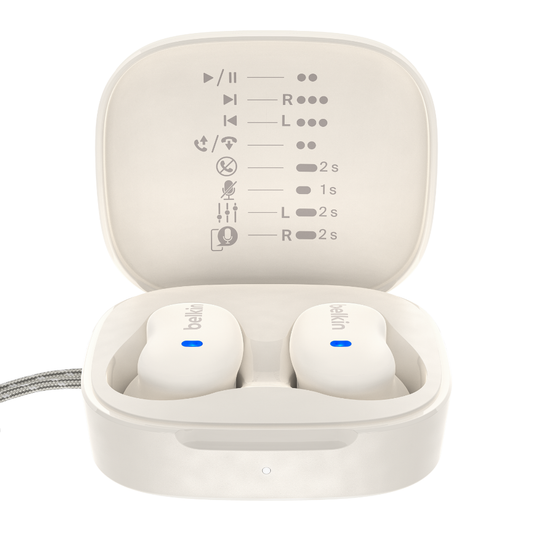BELKIN Soundform Anywhere Wireless Earbuds - White