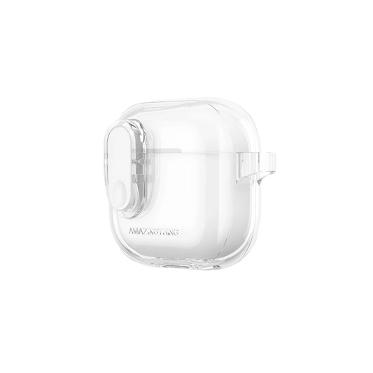 AMAZINGTHING Minimal Click Case for AirPods Pro 3 - Clear