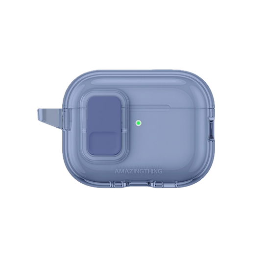 AMAZINGTHING Minimal Click Case for AirPods Pro 3 - Clear Blue
