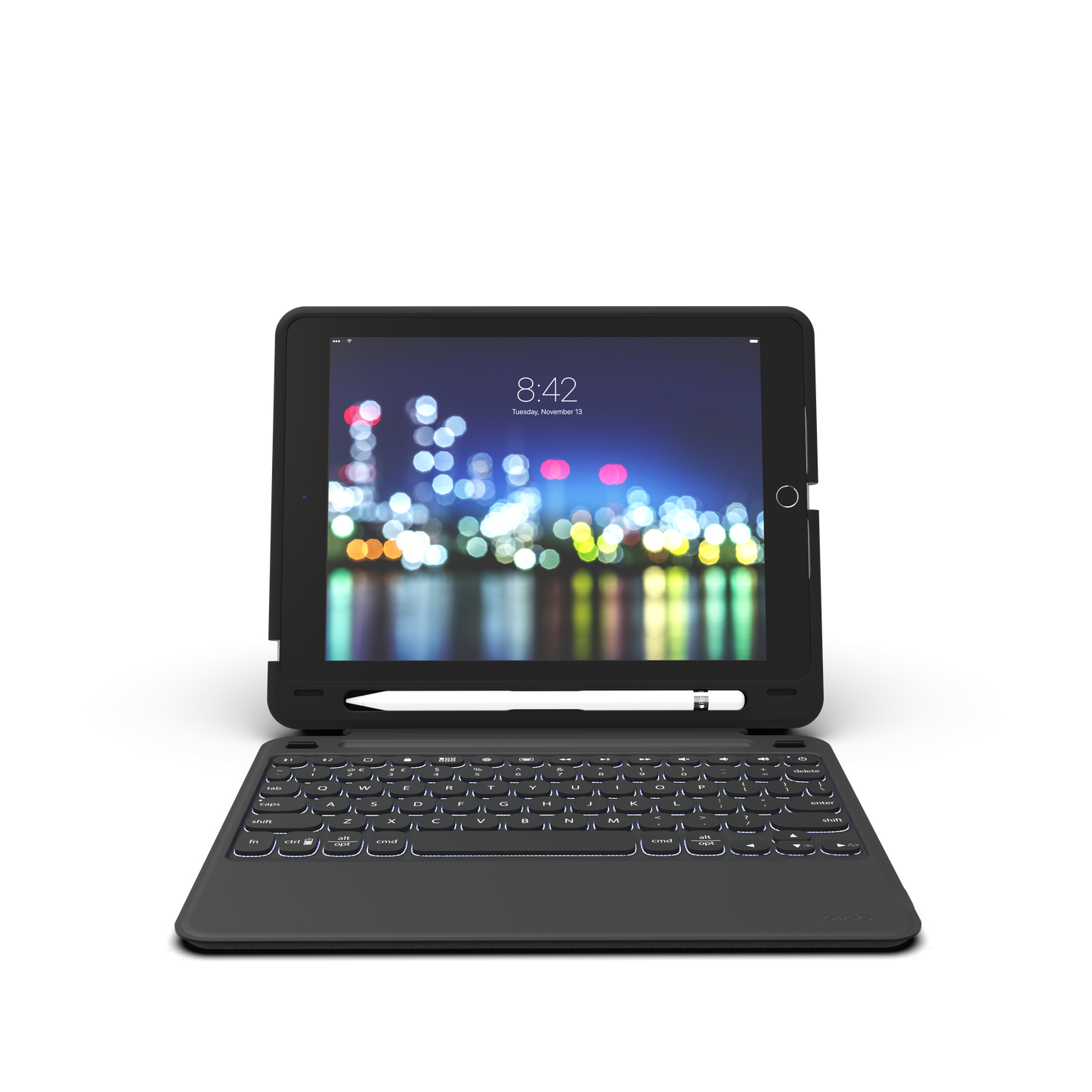 ZAGG Slim Book Go Keyboard Case for iPad 10.2 (7th, 8th, 9th Gen) - Black