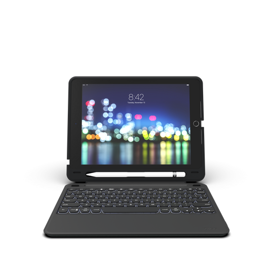 ZAGG Slim Book Go Keyboard Case for iPad 10.2" (7th-9th Gen) - Black