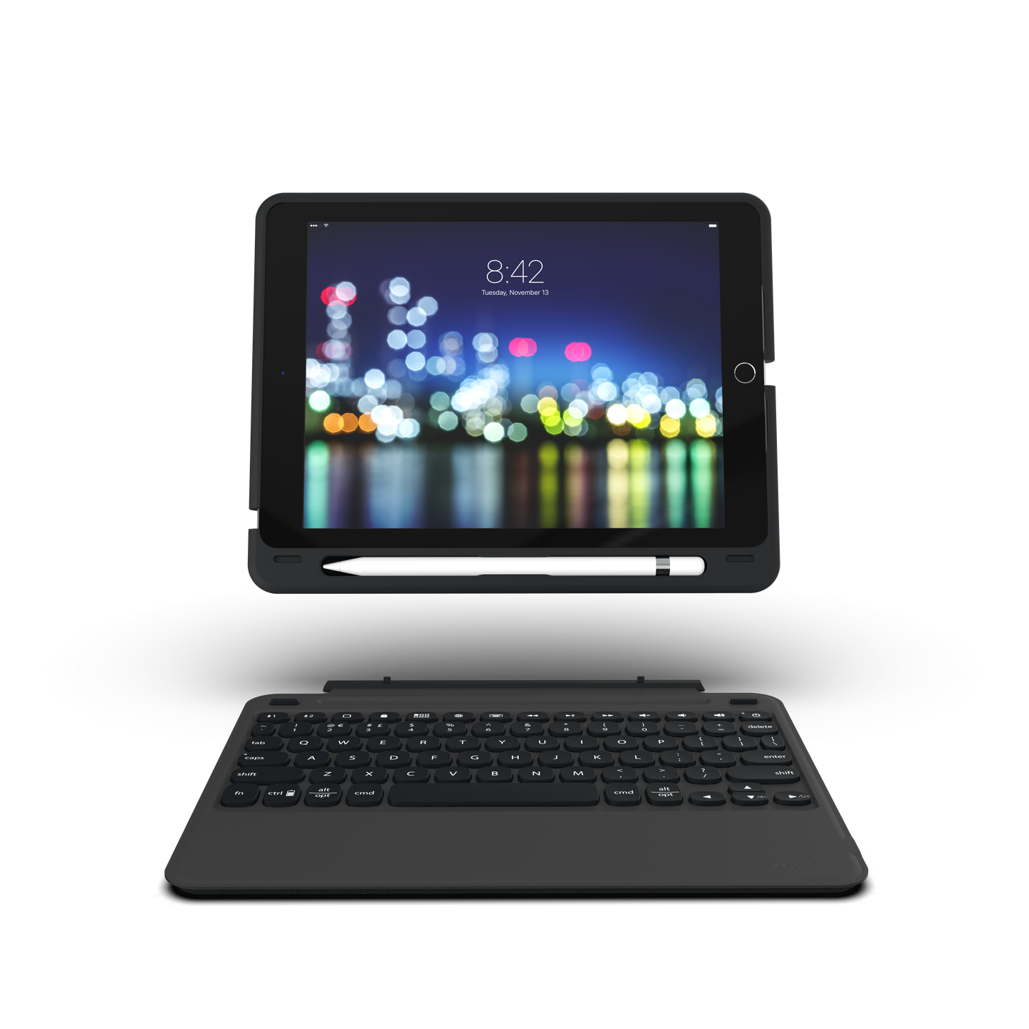 ZAGG Slim Book Go Keyboard Case for iPad 10.2 (7th, 8th, 9th Gen) - Black