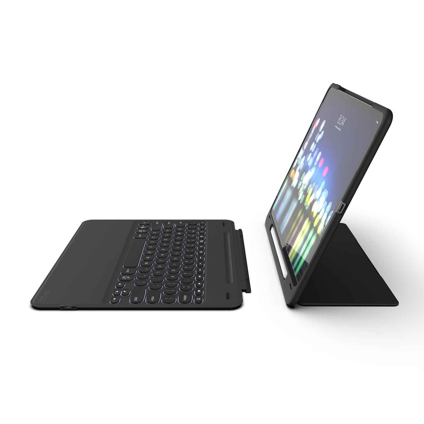 ZAGG Slim Book Go Keyboard Case for iPad Pro 12.9 3rd &amp; 4th Gen - Black