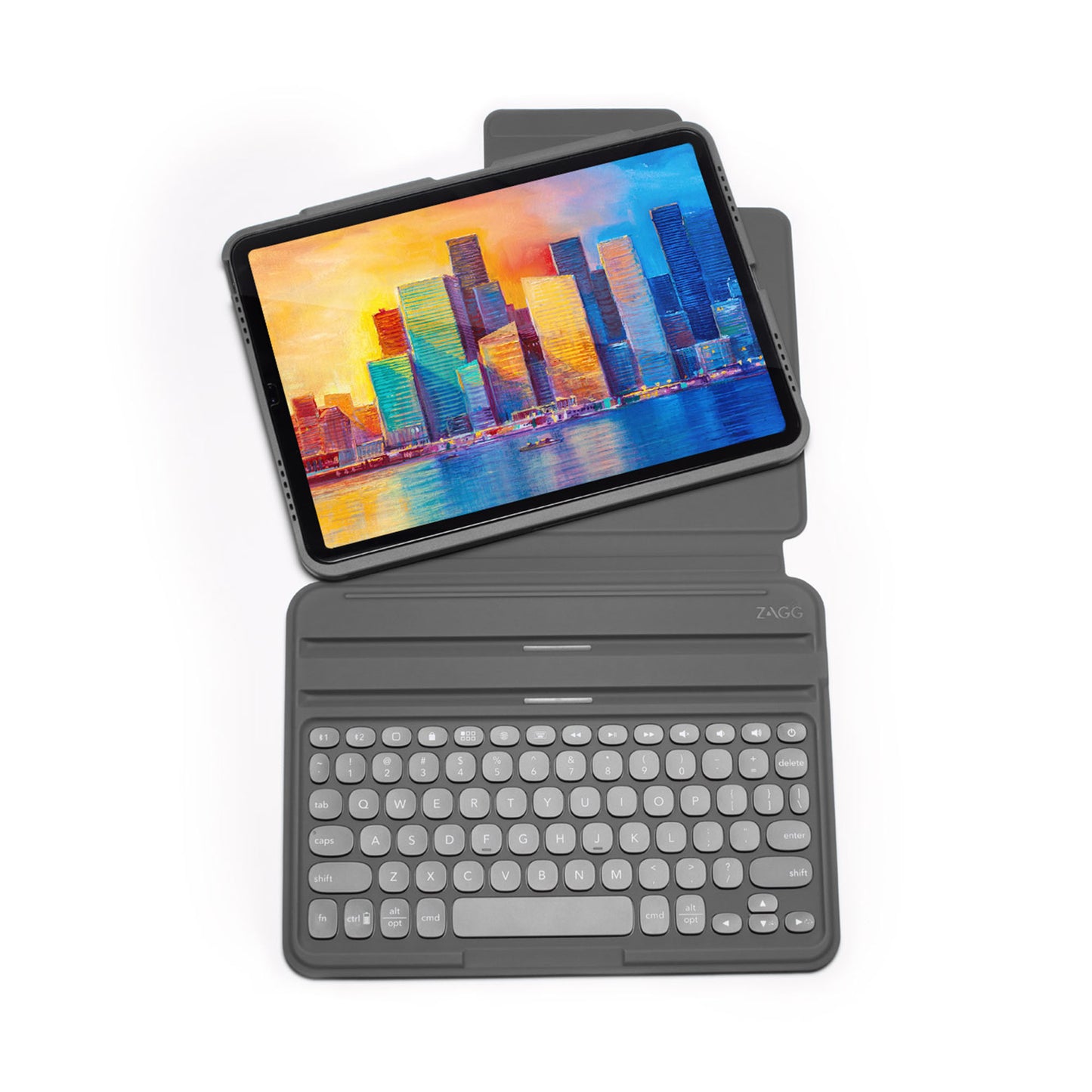 ZAGG Pro Keys Keyboard Case for iPad Pro 12.9 (5th-6th Gen) - Charcoal