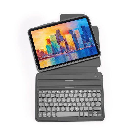 ZAGG Pro Keys Keyboard Case for iPad 12.9 (5th-6th Gen) - Charcoal