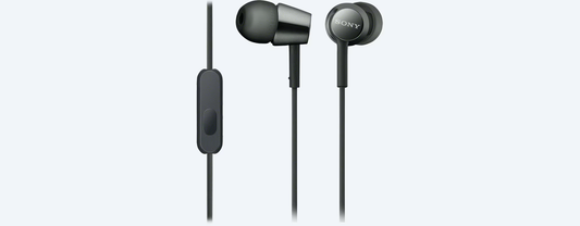 SONY MDR-EX155AP In-Ear Earphones - Black