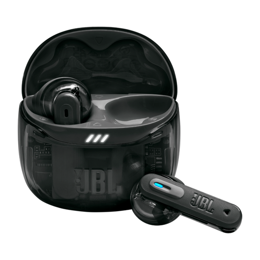 JBL Tune Flex 2 Ghost True Wireless Noise Cancelling Open-Stick Earbuds - Black