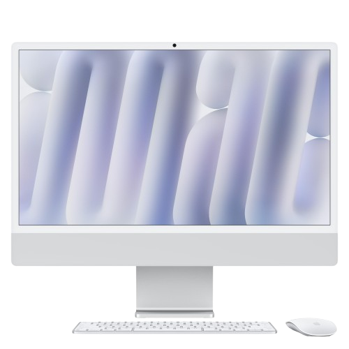 24-inch iMac with Retina 4.5K display: Apple M4 chip with 8-core CPU and 8‚Äëcore GPU, 256GB SSD - Silver