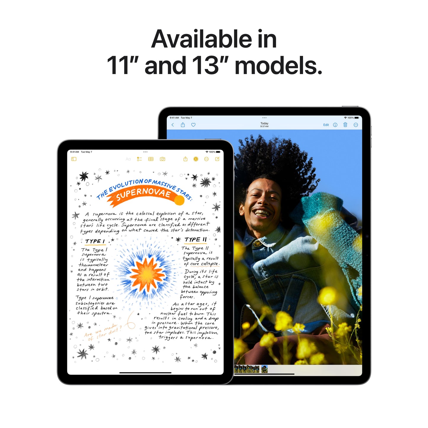13-inch iPad Air Wi-Fi 128GB - Blue (M2)