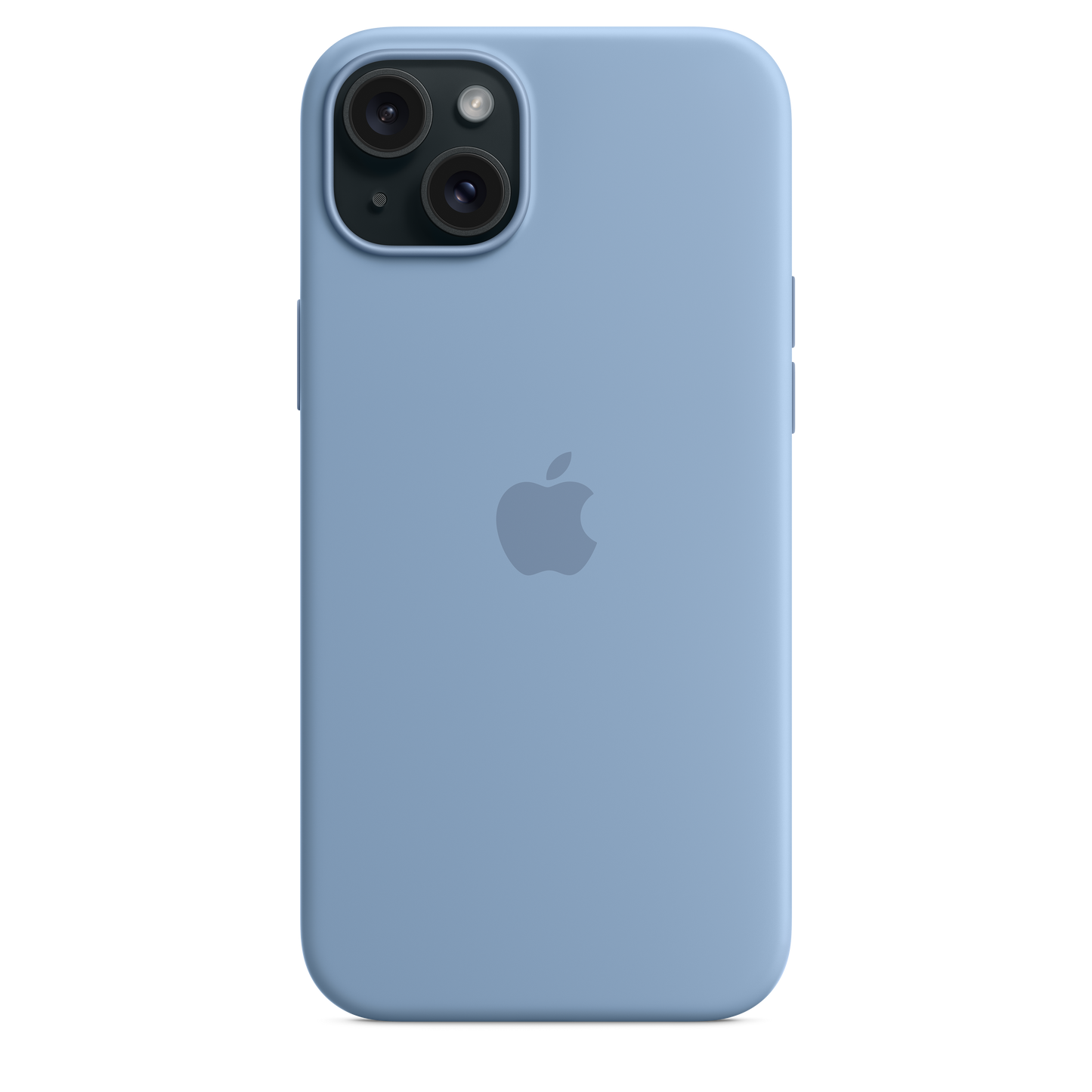 iPhone 15 Plus Silicone Case with MagSafe - Winter Blue