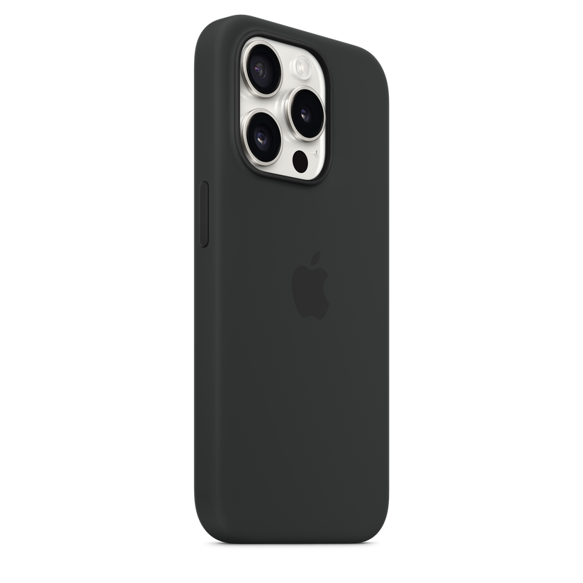 IPhone 15 Pro Silicone Case With MagSafe - Black – Power Mac Center