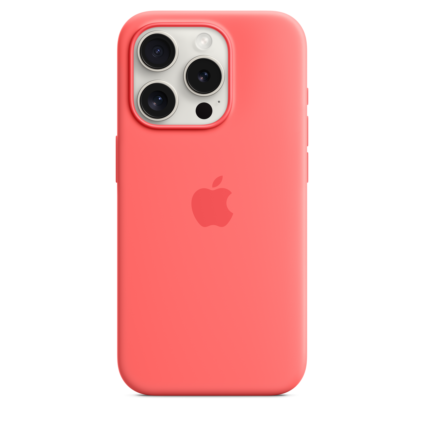 iPhone 15 Pro Silicone Case with MagSafe - Guava