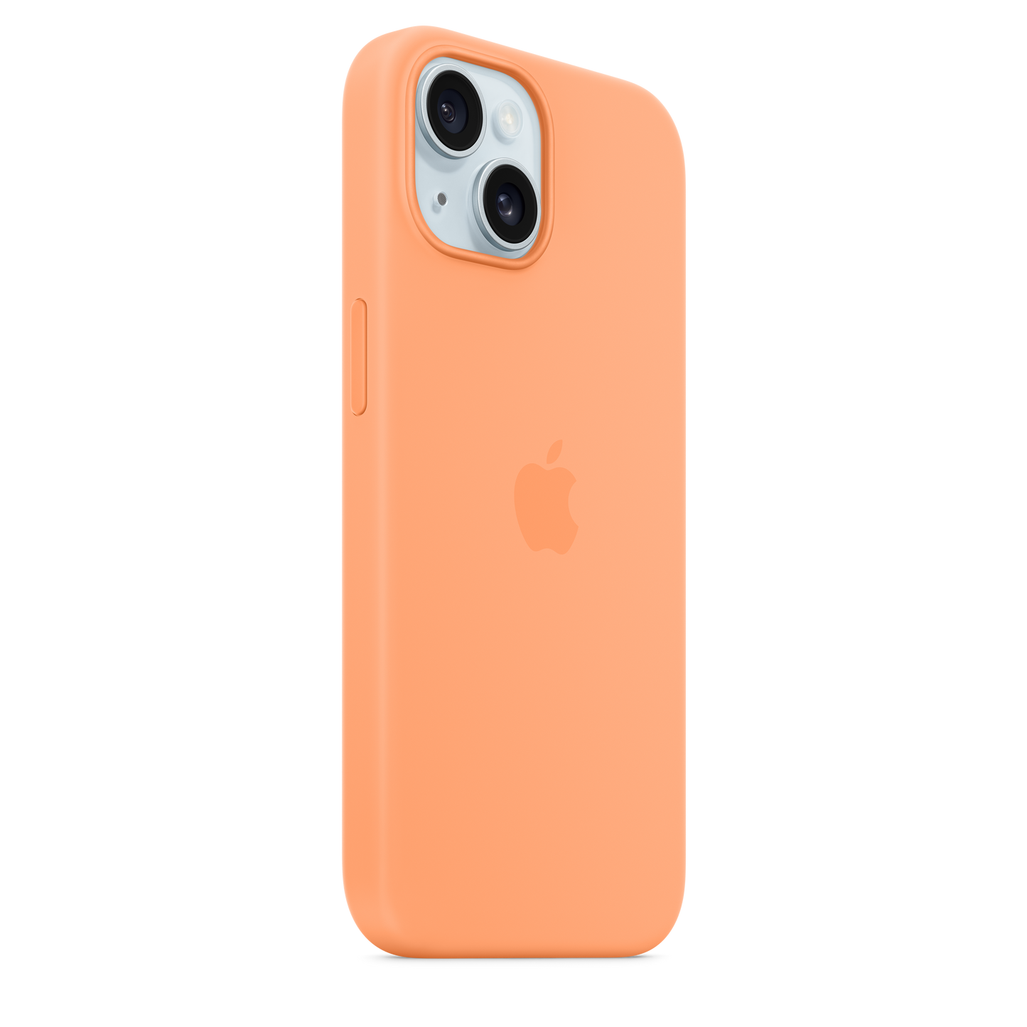 iPhone 15 Silicone Case with MagSafe - Orange Sorbet