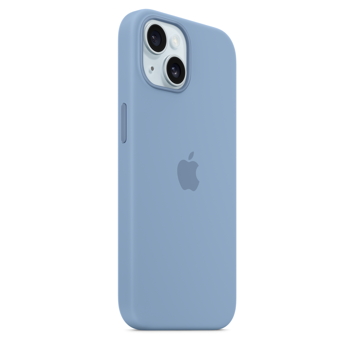 iPhone 15 Silicone Case with MagSafe - Winter Blue