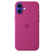 iPhone 16 Plus Silicone Case with MagSafe - Fuchsia