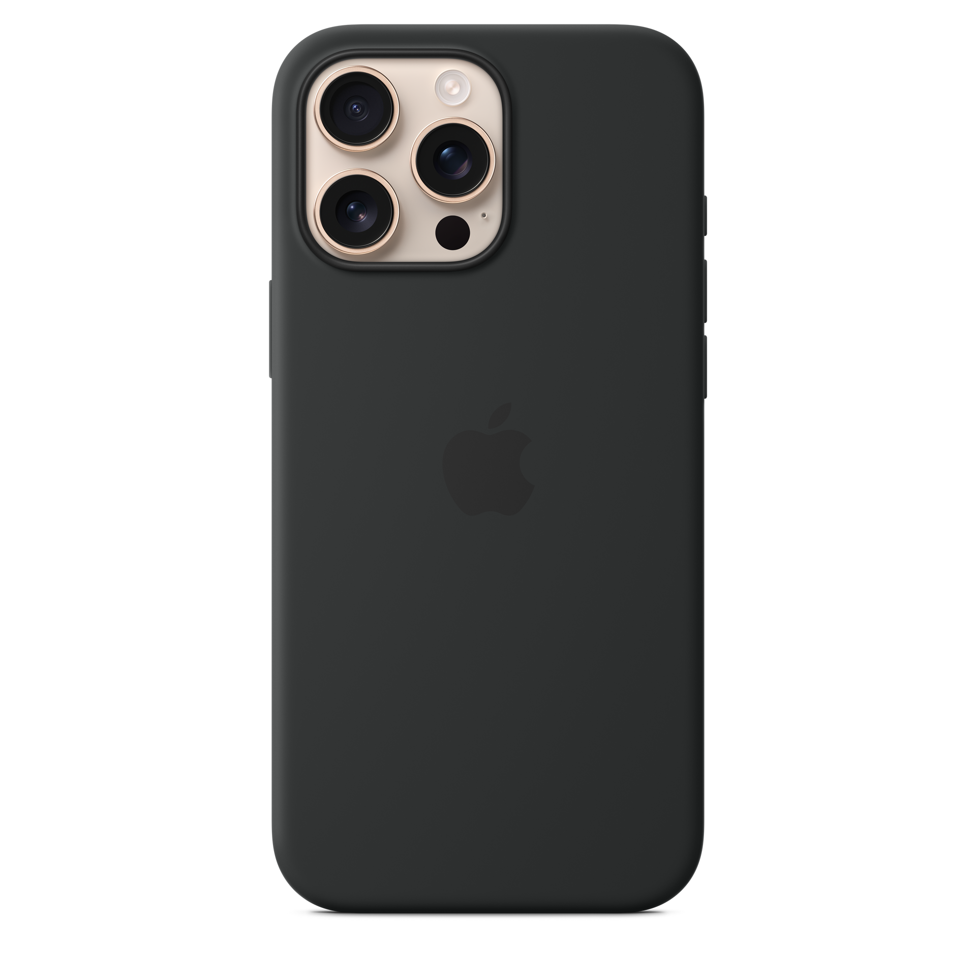 iPhone 16 Pro Max Silicone Case with MagSafe Black – Power Mac