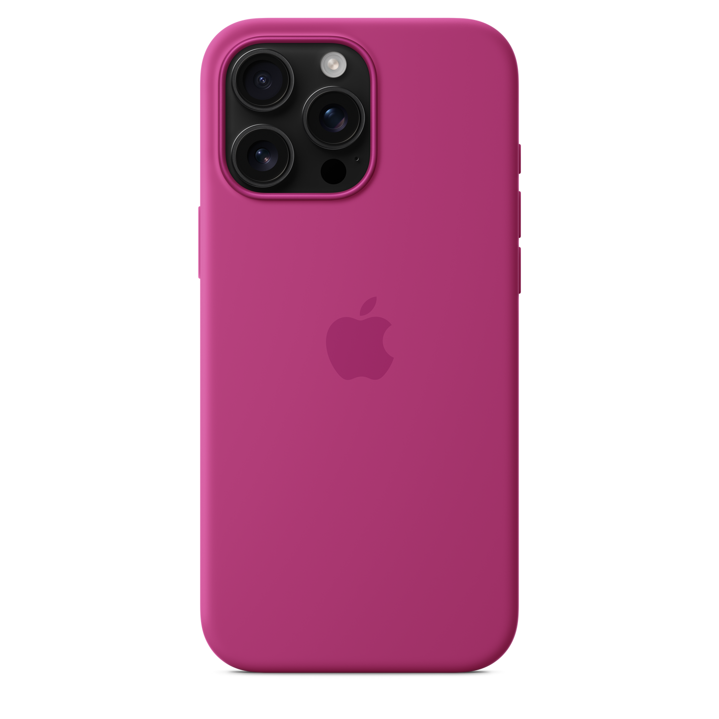 iPhone 16 Pro Max Silicone Case with MagSafe - Fuchsia