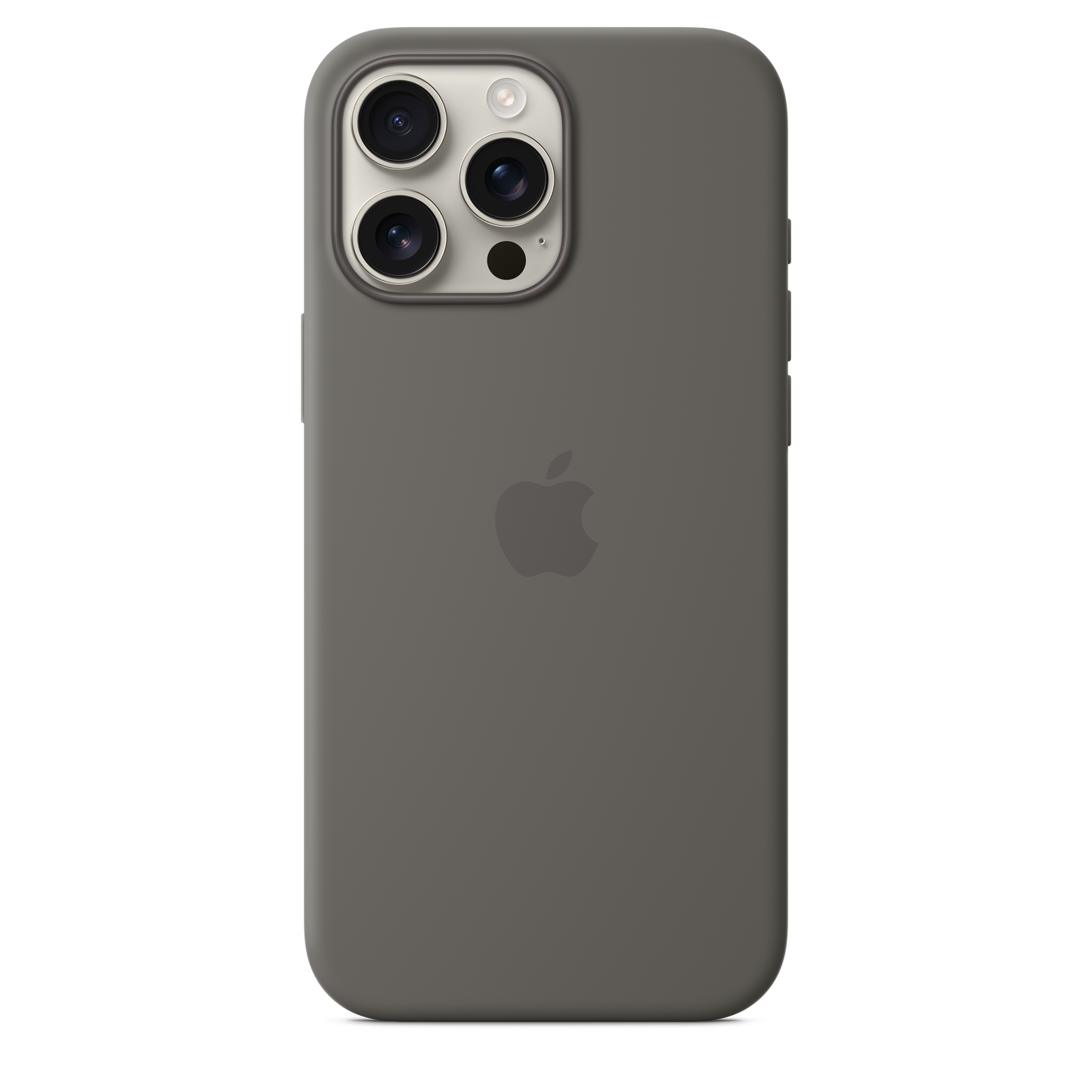 iPhone 16 Pro Max Silicone Case with MagSafe - Stone Gray