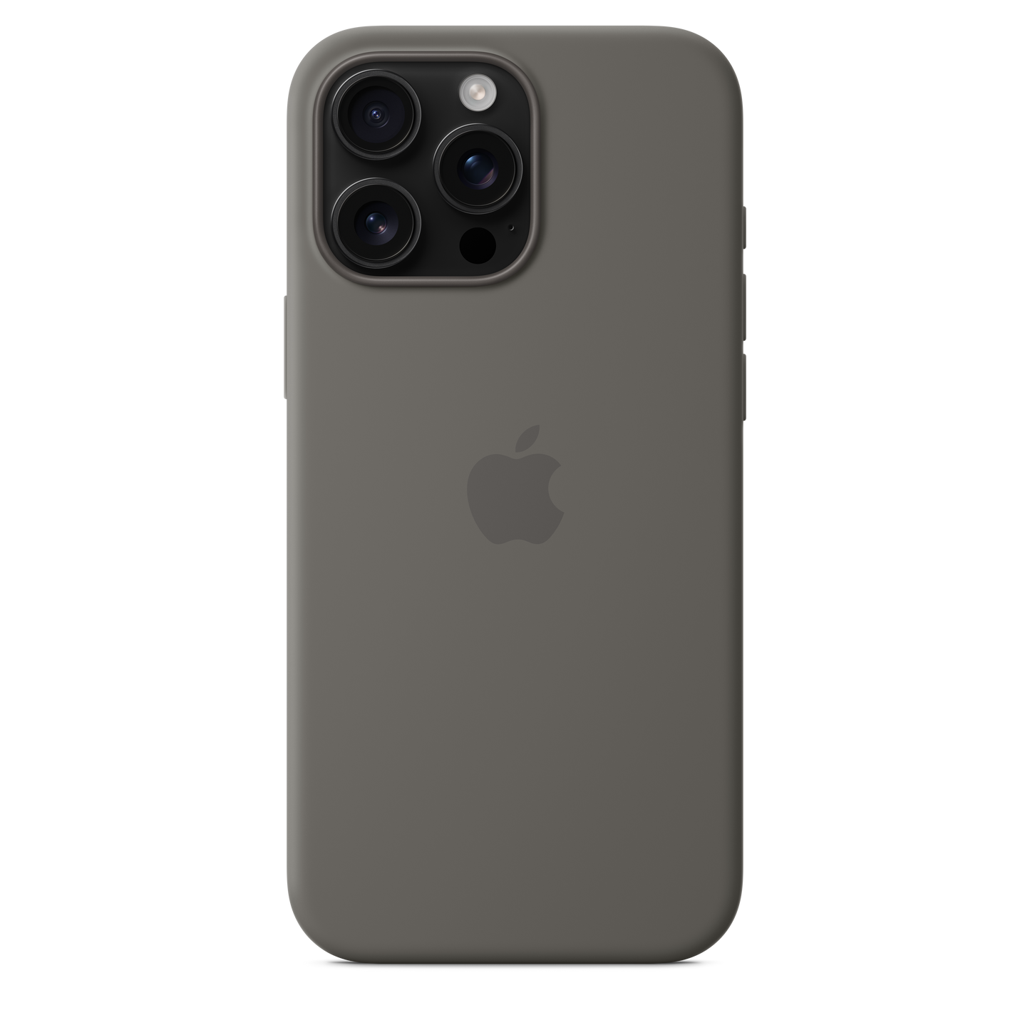 iPhone 16 Pro Max Silicone Case with MagSafe - Stone Gray