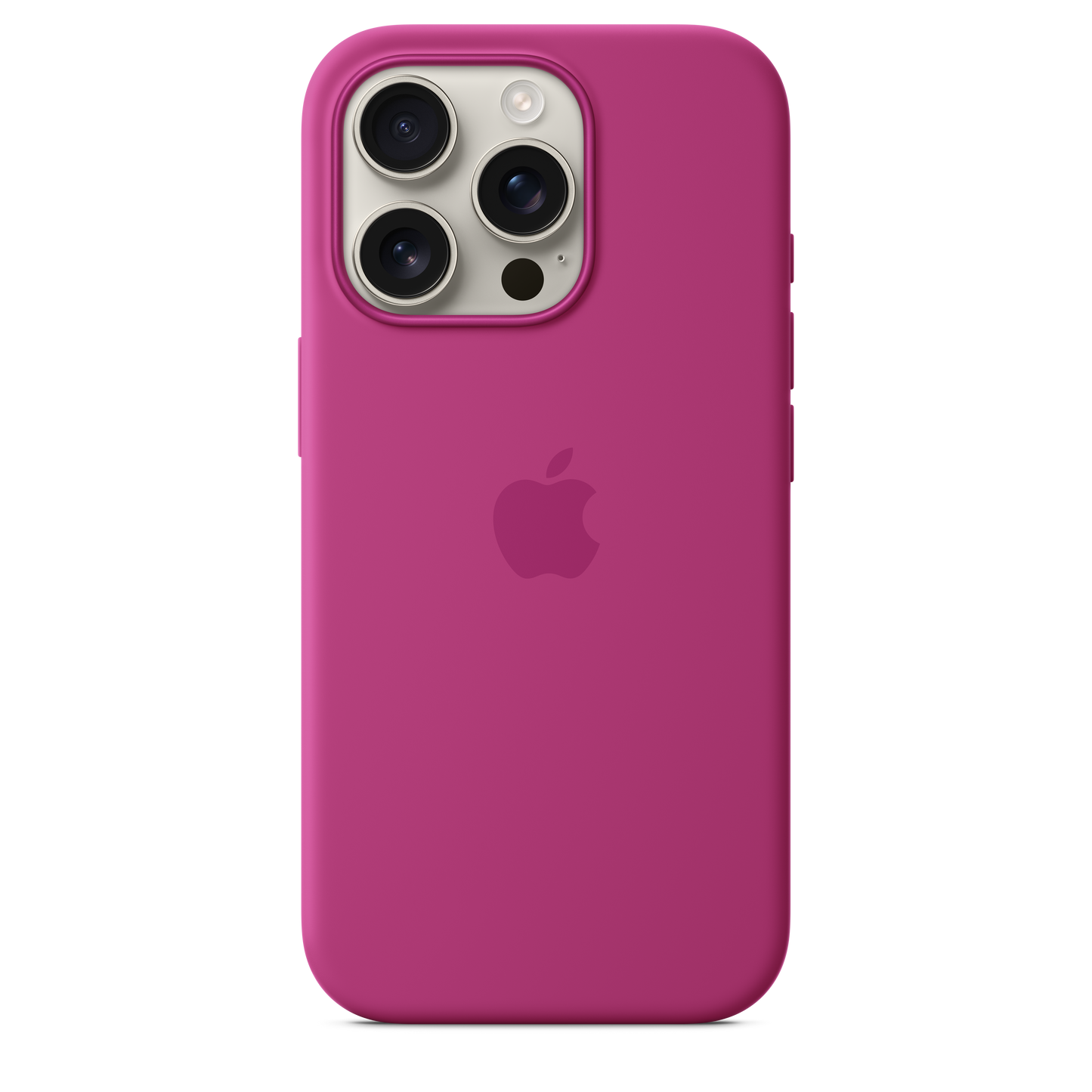 iPhone 16 Pro Silicone Case with MagSafe - Fuchsia